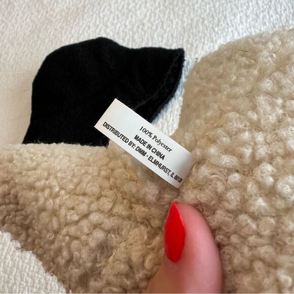 ✨ Britt’s Knits 2 Apres Ski Reversible Sherpa Bucket Hat Tan & Black - Picture 7 of 8